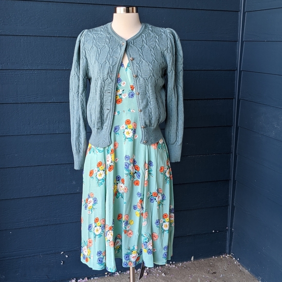 SOLDNWT House of Foxy 30s Ava Tea Dress Love Story - Picture 9 of 9